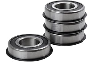 Disenparts 4PCS 25mm Front Wheel Bearings Compatible with John Deere AM102888 AM131046 AM137758 Gravely 05435700 6205-2RSNR L