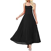 WEACZZY Women Summer Maxi Dresses Spaghetti Strap Dress Beach Long Dresses