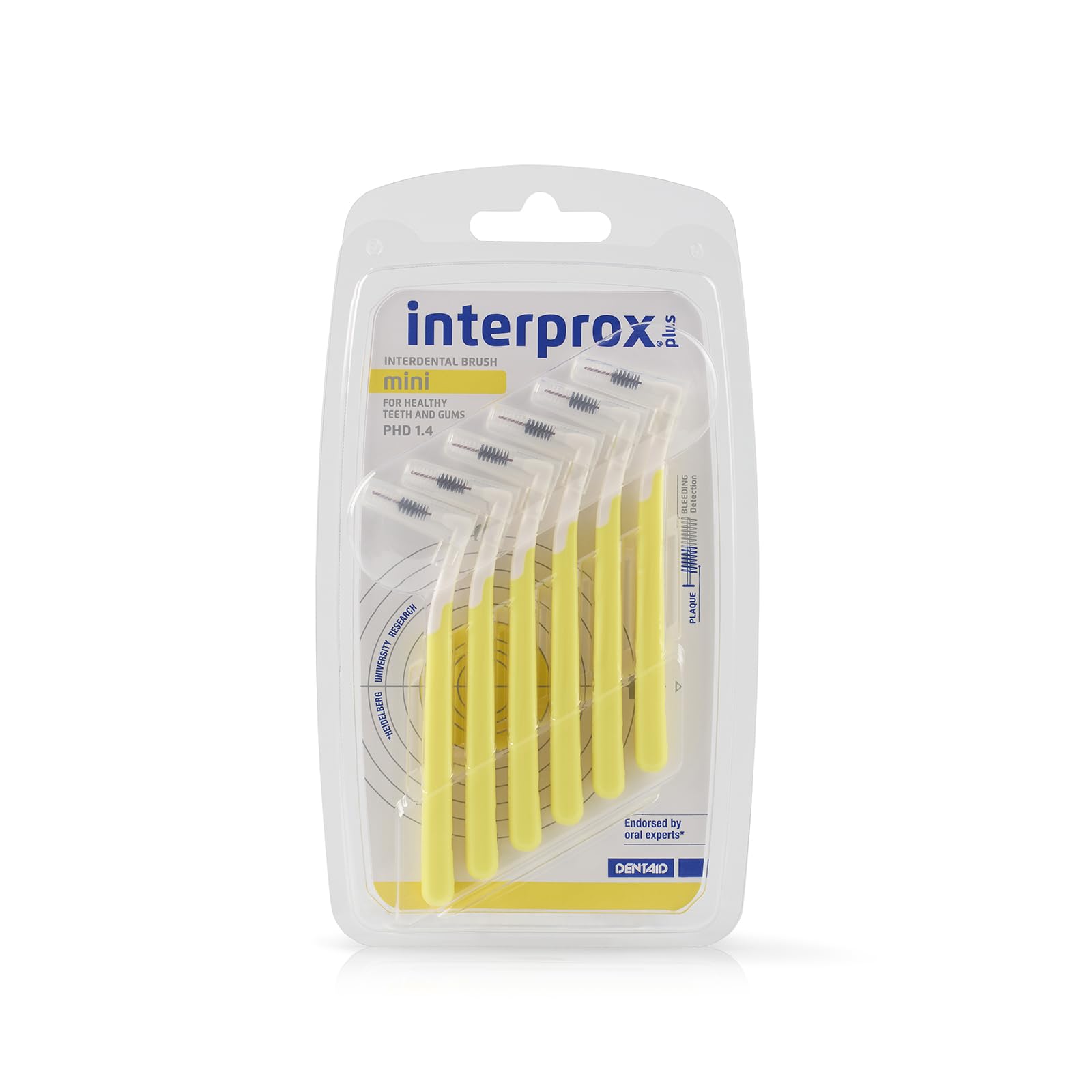 Interprox Plus Yellow 1.1mm Mini Interdental Brush