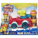 Play-Doh Town Fire Truck - New Firehouse Safety Vehicle Model Toy