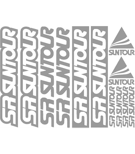 Autocollant Compatible Fourche SR Suntour Axon - Référence RWP-501, 34mm, Neuf, Fabrication Espagne