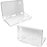2PC Hard Crystal Case Clear Skin Cover Shell for NDSi XL LL Console Anti-Scratch Dust Protective Case for Nintendo NDSi XL LL