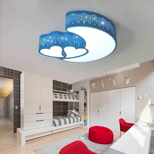 Ceiling Lights Living Room Bedroom Blue Pink Boy Girl Bedroom