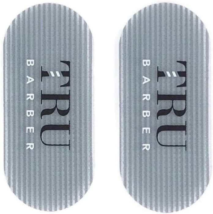 TRU BARBER Hair Grippers for Men and Women - Salon and Barber, Hair Clips for Styling, Sectioning, Cutting and Coloring, Nonslip Grips, Hair Holder (Grey)