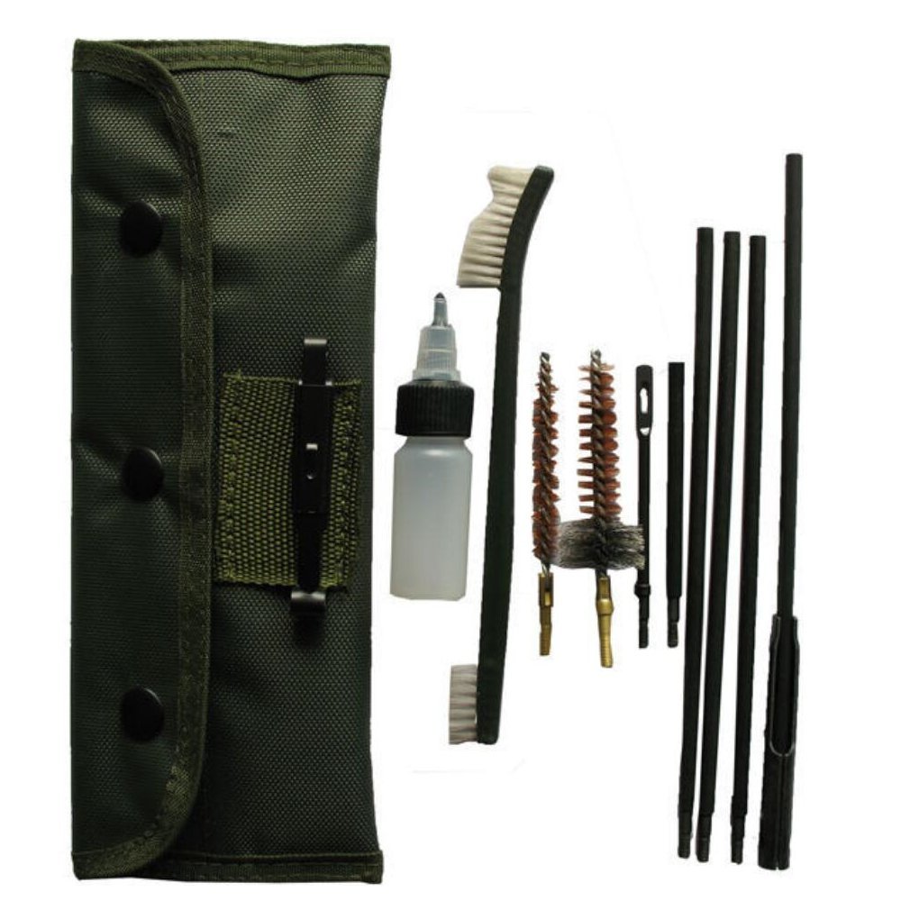 10 Piece/Set Gun Cleaning Kit for .22cal 5.56mm Rifle Cleaning Rod Nylon Brush Cleaner Hunting Gun Accessories Clean Tools Set