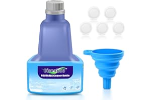 Bisenkud Refillable Bottle for Swiffer Wet Jet Mop - 500ml /17 FL OZ - Leak-Proof HDPE Solution Bottle, Empty，Not for Power m