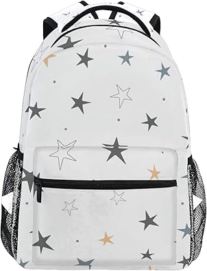 Amazon Gorira リュックサック バック 高校生 星柄 かわいい 大容量 防水 丈夫 通学 旅行 おしゃれ バックパック お祝い プレゼント 男女兼用 Gorira ゴリラ レディース