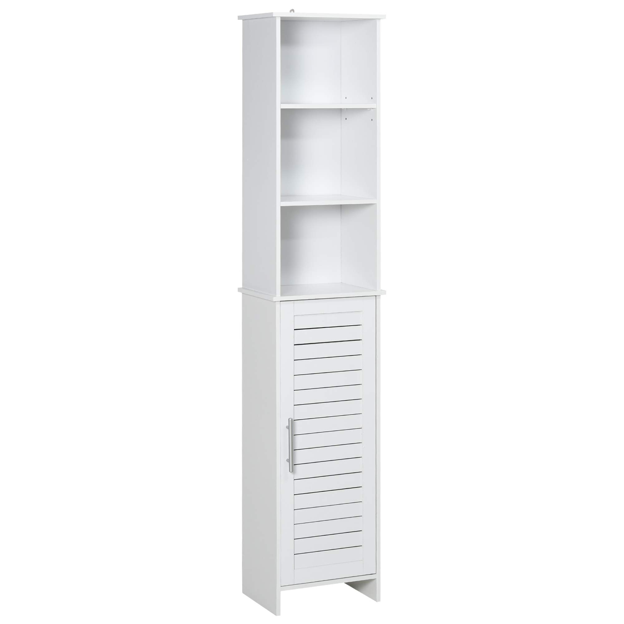 Buy kleankin Tall Bathroom Storage Freestanding Linen Tower