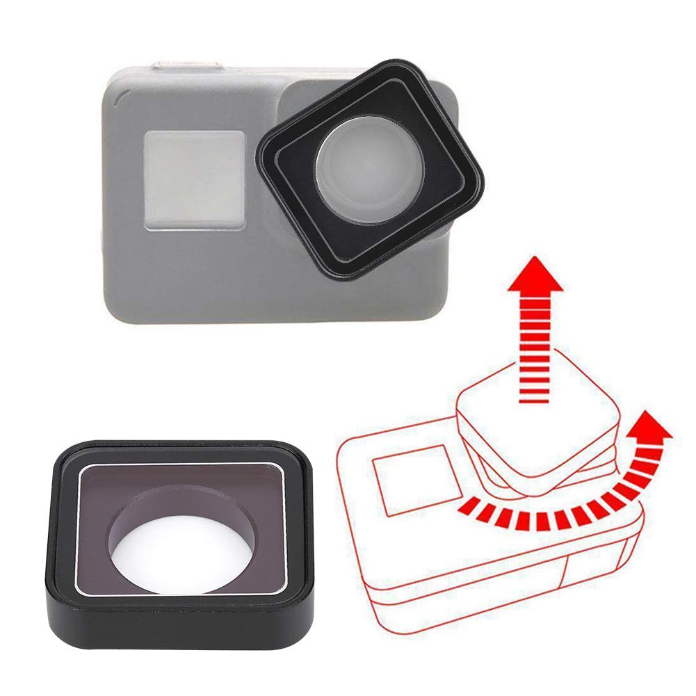 Filter Protective Lens,Protective Lens Replacement Sport Camera Accessory Compatible for Gopro HERO 5/6/7 Camera,UV Filter for Seaside/Mountain/Snow