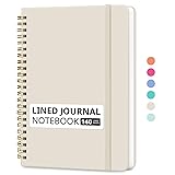 Lined Spiral Journal Notebook for Women & Men, 140