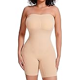 JOYSHAPER Strapless Shapewear Bodysuit with Built in Bra Tummy Control Slimming Body Shaper for Women Butt Lifter