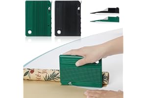 SLOPHAUL Quicker and Easier Gift Wrap Cutter (2-Pack) | Wrapping Paper Cutter with Replaceable Blade Sets | Christmas Holiday Birthday Wrapping Tool(Black+Green)