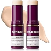 2 Pcs Calcium Multi Balm, Calcium Volume Multi Balm, Korean Collagen Moisturing Stick, Wrinkle Core Stick, Anti-aging, Hydrating, Firming Skin, Suitable for Eyes, Neck, Face