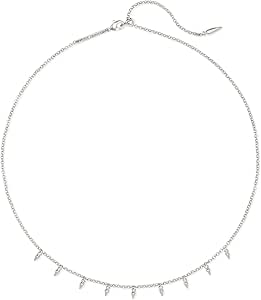 Amazon.com: Kendra Scott Addison Adjustable Length Choker Necklace for Women, Fashion Jewelry 