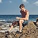 Speedo mens Surf Knit Athletic Water Shoe, Black/Dark Gull, 10 US