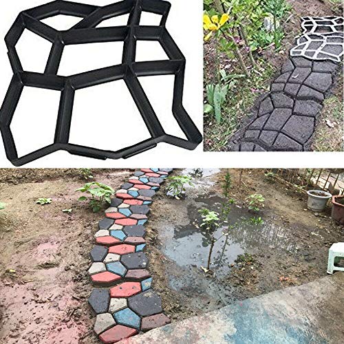 Votprof Concrete Molds, DIY Path Maker, 17 x 17 in Cement Molds for
