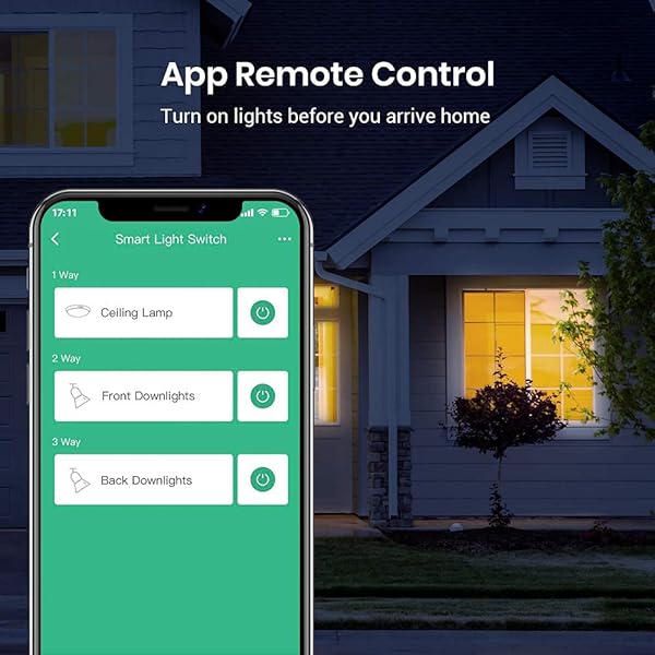 Interruptor de luz de pared BroadLink Smart Touch interruptor de cable en vivo nico de 2 unidades funciona con Alexa Google Home e IFTTT se requiere un concentrador con concentrador