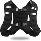 VIVITORY Weighted Vest for Men &amp; Women, 11lbs/18lbs Rucking Vest | Workout Vest for Running, Body Weight Vest for Jogging Strength Training Weight Loss Fitness Muscle Building Weight lifting