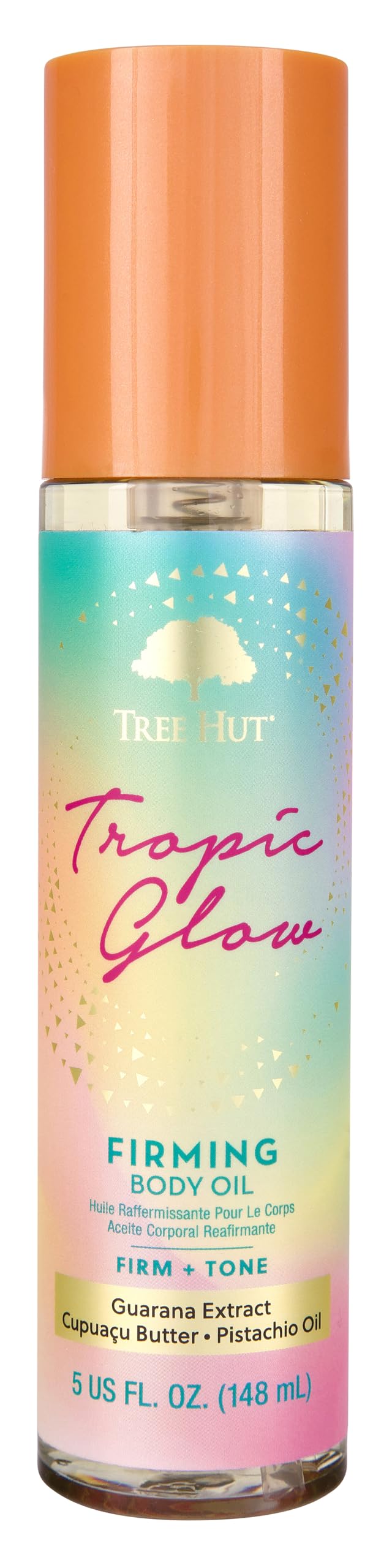 Photo 1 of ** USED** Tree Hut Tropic Glow Firming Body Oil, Hydrating Oil for Soft, Glowing Skin, with Cupuaçu Butter, Guarana, Pistachio Oil, 5 fl oz