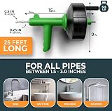 Meisterfaktur Drain Snake 25 ft Auto Feed Plumber Unblocker view 3