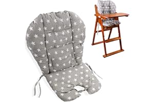High Chair Pad,high Chair Cover/seat Cushion, Light and Breathable, Soft and Comfortable, Cute Pattern, Suitable for Most Hig