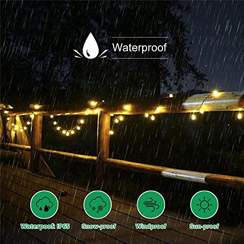 Globe String Lights, 100 LED Decorative String Lights Outdoor, Plug in