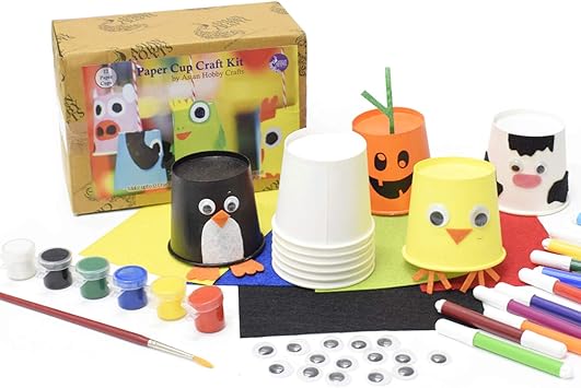 Asian Hobby Crafts Paper Cup Craft Kit 