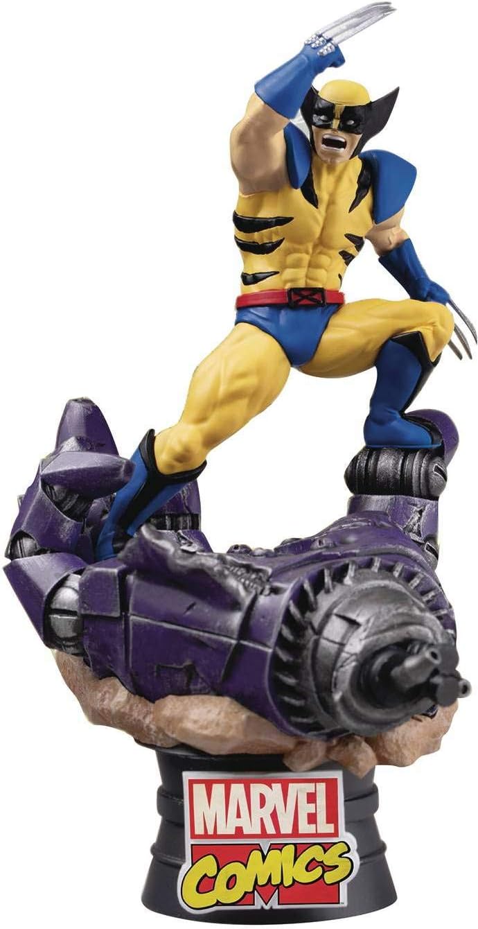 Marvel Comics D-Stage PVC Diorama Wolverine 15 cm Dioramas, DS-021, Multicolor, Medium