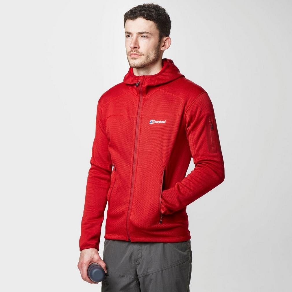 berghaus pravitale 2.0 hooded jacket red