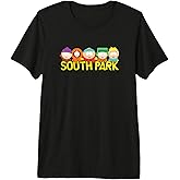 South Park Gang Behind Logo Premium Tri-Blend T-Shirt