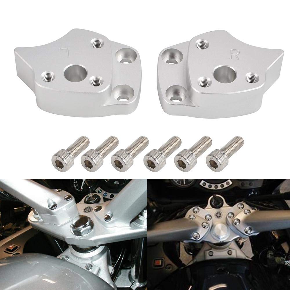 Motorcycle Handle Bar Clamp Raised Extend Handlebar Mount Riser for