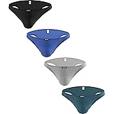 iKingsky Men's Sexy Cheeky Pouch Briefs Bugle Bikini Underwear Low Rise Half Back Under Panties for Men