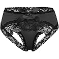 CITUYER Women Sexy Lace Panties Underwear with Cute Bow Midnight Lingerie Briefs