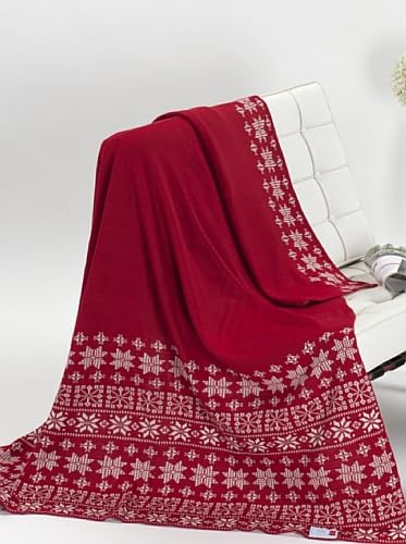 Blankets Mora Plaid Noel 130 X 170 cm red