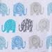 HALO SleepSack, Micro-Fleece Wearable Blanket, Swaddle Transition Sleeping Bag, TOG 1.0, Elephant Texture, Medium, 6-12 Months