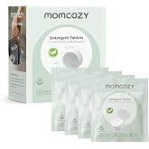 Momcozy Official Detergent Tablets for Momcozy Bottle Washers, 120 Tablets | Official Tablets for Momcozy DeepClean &amp; KleanPal Bottle Washers, Remove Stubborn Milk Residue and Odor, Safe and Powerful