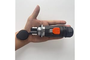 GaiRen 100Amp Trolling Motor Plug Receptacle Set, 2 prong 12/24/36/48 Volt Marine Boat Connector Compatible with 4/6 AWG Wire