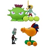 JHESAO 4 PCS Plants PVZ Toys Action Figures Zombies