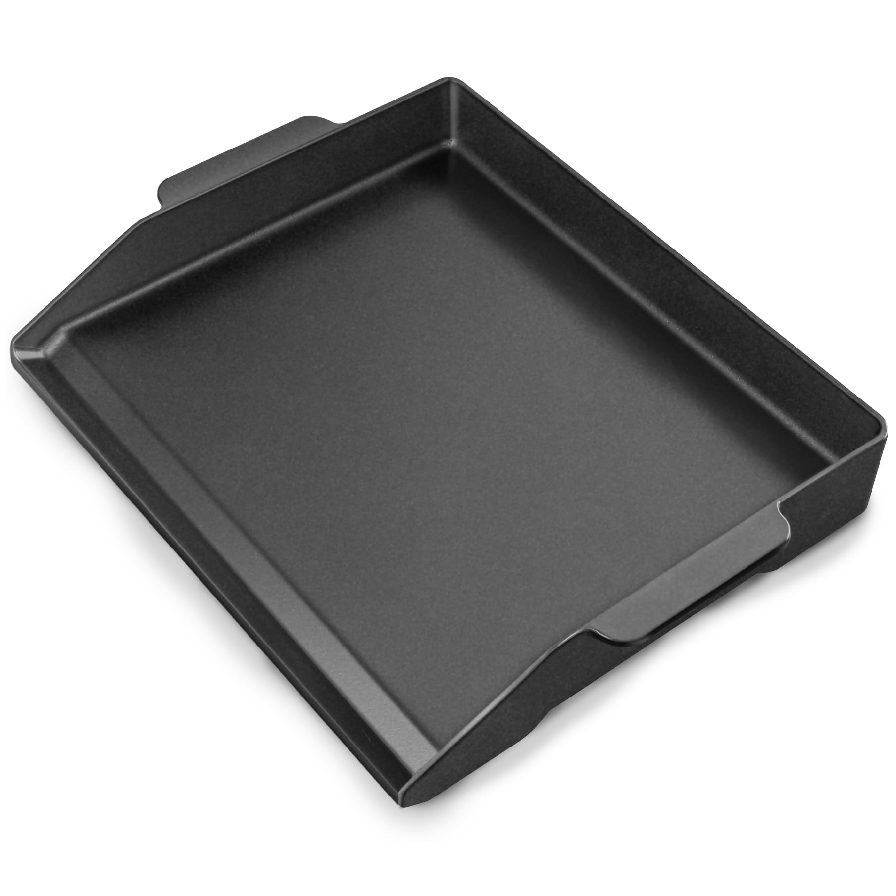 Photo 1 of 17" x 13" Cast Iron Griddle, Universal Stove Top Griddle Gas Grill Griddle Insert for Charbroil Nexgrill Parts Charcoal Cooking Plate Outdoor Camping Tailgating Teppanyaki BBQ Accessory