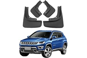 Mud Flaps Splash Guards for Jeep Compass(2.0L/2.4L) 2017-2025, All Weather Mudguards Front Rear Fenders, No Drilling, Car Ext