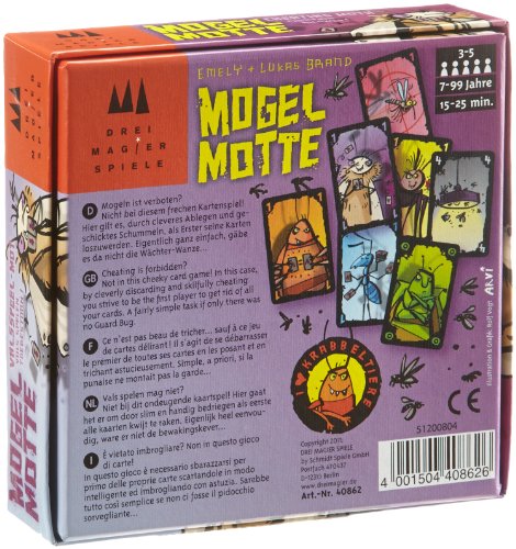 Schmidt Spiele 40862 Mogel Motte, Drei Magier Kartenspiel – Bild 2