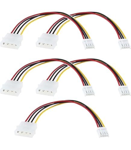 Sxhlseller Cable De Alimentación De 4 Pines - Buje Divisor PWM De 4