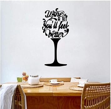 Etiqueta De La Pared Licor Navidad Calcomania Pvc Vinilo Living