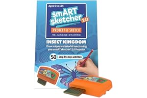 FLYCATCHER Smart Sketcher 2.0 Cartridge – Inesct Kingdom – 50+ Step-by-Step Activities - Expansion Pack for Kids Ages 5+