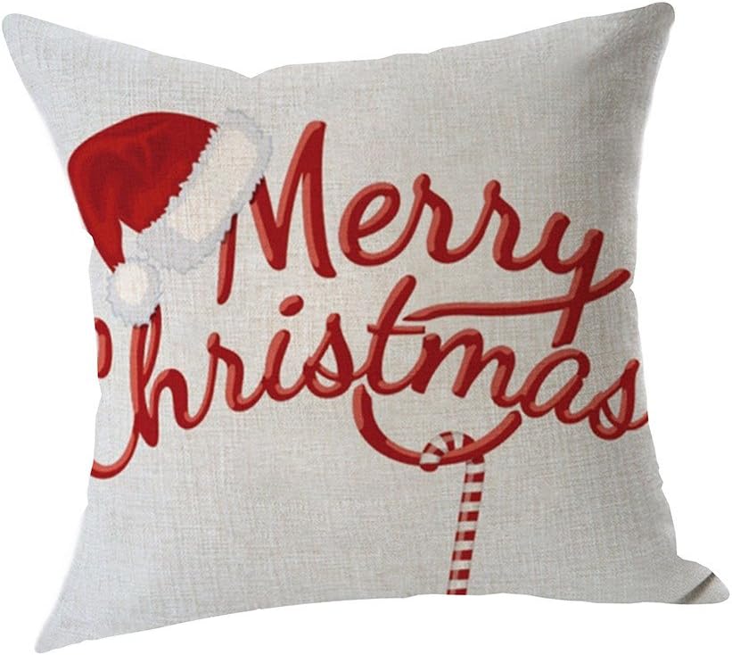 Merry Christmas Throw Cushion Cover Home