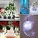 String Lights,Oak Leaf 2 Set of Micro 30 LEDs Super Bright Cool White Led Rope Lights Battery Operated on 9.8 Ft Long Ultra Thin String Copper For Home Bedroom Party