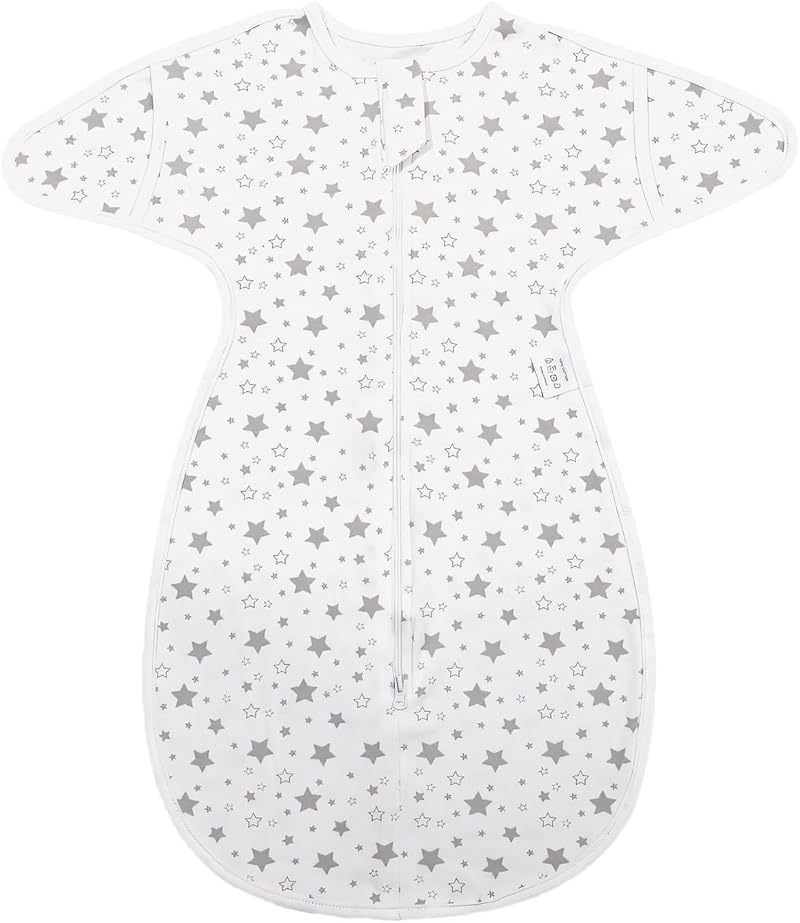 MOXTOYU Baby Swaddle Blanket 100% Cotton 0.5 Tog 66x30 White