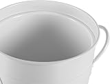 Harbour Housewares Vintage Kitchen Compost Bin 3.2L White Steel with Lid view 5