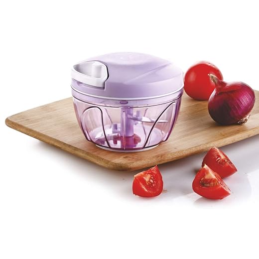 Mini Plastic Chopper with 3 Blades
