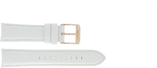 Michael Kors Correa de Reloj MK-2289 Piel Blanco 22mm(Sólo ...